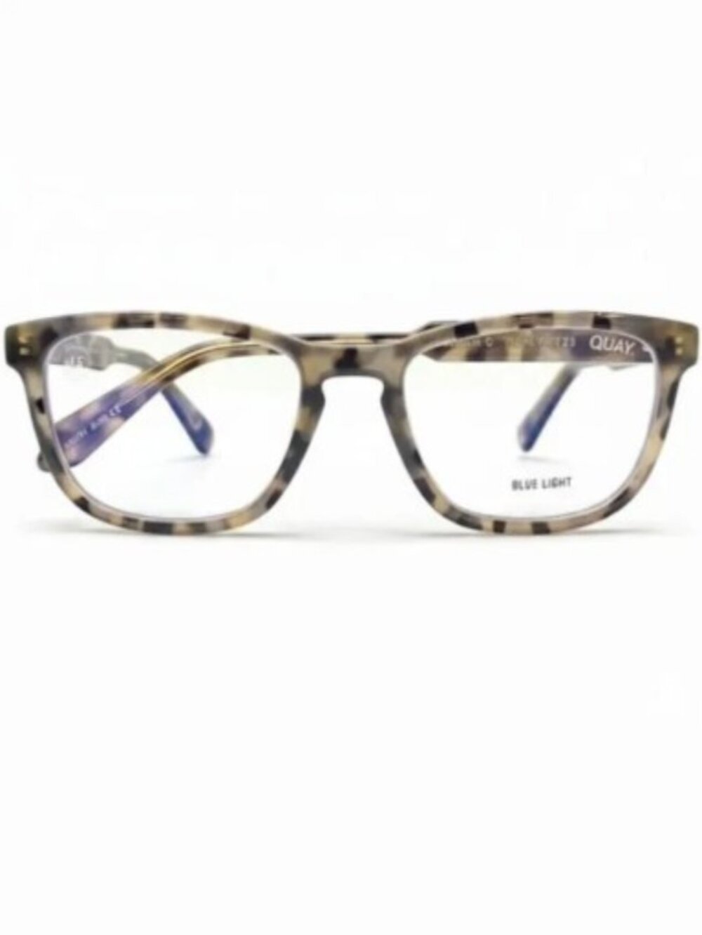 QUAY Hardwire Tortoise Blue Light Reading Glasses +1.5